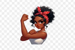 Strong African Girls With Polkadots Headband Product Image 2