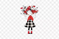 Christmas Girl Children's Book Clipart Product Image 2