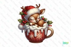 Christmas Mug Deer Clipart Product Image 1