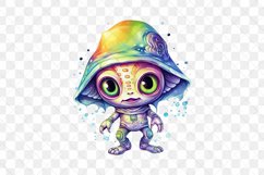 Funny Alien Sublimation Clipart Product Image 3