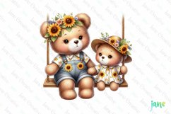 Sunflower Mama And Baby Bear Product Image 2