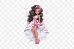 Beautiful Christmas Fairy Sublimation Clipart Product Image 2