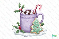 Christmas Hot Chocolate Mug Clipart Product Image 1