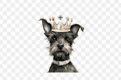 Dog Wearing Crown Sublimation Clipart Product Image 3