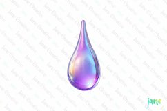 Holographic Drips And Splashes Clipart Product Image 1