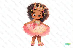 Baby Girl Ballerina Sublimation Clipart Product Image 1