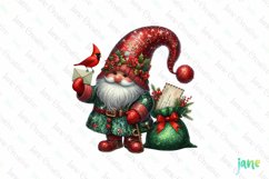 Sparkling Christmas Gnomes Clipart Product Image 1