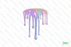 Holographic Drips And Splashes Clipart Product Image 1