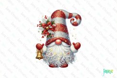 Sparkling Christmas Gnomes Clipart Product Image 1