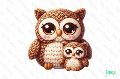 Knitted Owl for Mother&#039;s Day Clipart Product Image 1