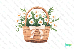 Daisy Spring Rustic Farm Vintage Clipart Product Image 1