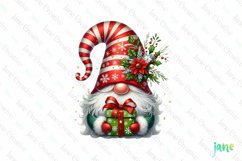 Cute Christmas Gnome Clipart Product Image 1