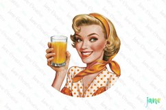 Vintage-Inspired 1950s Advertisements Clipart Product Image 1