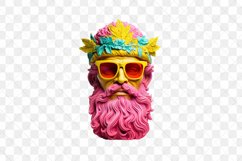Colorful God Greek Statues Sublimation Clipart Product Image 2