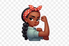 Strong African Girls With Polkadots Headband Product Image 2