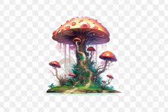 Fantasy Mushroom Watercolor Sublimation Product Image 5