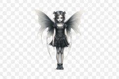 Gothic Little Girl Sublimation Clipart Product Image 2