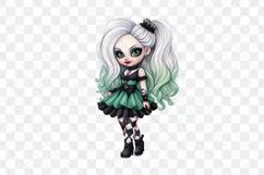 Halloween Cute Little Girl Sublimation Clipart Product Image 2