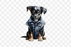Beautiful Dog In Jeans Sublimation Clipart Product Image 3