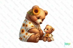 Sunflower Mama And Baby Bear Product Image 2