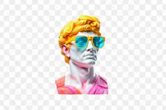Colorful God Greek Statues Sublimation Clipart Product Image 2