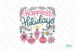 Happiest Holidays Sublimation Product Image 1