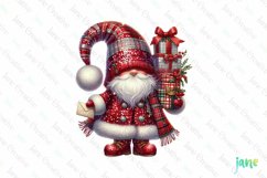 Sparkling Christmas Gnomes Clipart Product Image 1