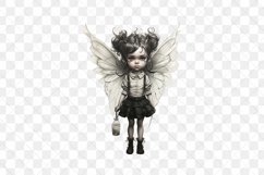 Gothic Little Girl Sublimation Clipart Product Image 3