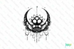 Mystical Moon Sublimation Clipart Product Image 1