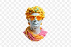 Colorful God Greek Statues Sublimation Clipart Product Image 2