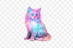 Halloween Pastel Cat Sublimation Clipart Product Image 2