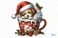 Christmas Mug Dog Clipart Product Image 1