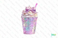 Girly Glitter Coquette Valentine Cup Clipart Product Image 1