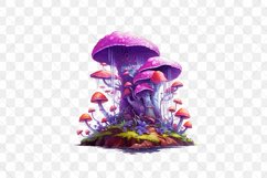 Fantasy Mushroom Watercolor Sublimation Product Image 2