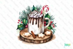 Christmas Hot Chocolate Mug Clipart Product Image 1