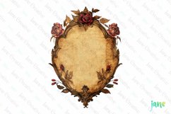 Vintage Valentine Label Sublimation Clipart Product Image 1