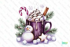 Christmas Hot Chocolate Mug Clipart Product Image 1