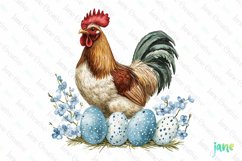Easter Rooster Clipart Product Image 1