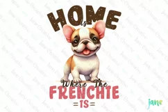 Cute French Bulldog Breeds Quotes Clipart Product Image 1