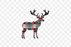 Red Black Buffalo Plaid Christmas Holiday Reindeer Product Image 2