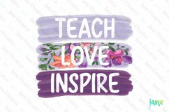 Teacher Love Inspire Subimation Product Image 1
