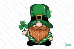 St Patrick&#039;s Day Gnome SVG PNG Clipart Product Image 1