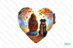 Autumn Girl Fall Sublimation Clipart Product Image 1