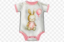 Baby Girl Elements Watercolor Sublimation Clipart Product Image 6