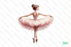 Ballet Dancer Watercolor Sublimation Product Image 1