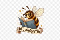 Bee Knowledge Sublimation Clipart Product Image 2