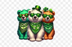 Patrick's Day Colorful Trio Bear Product Image 2