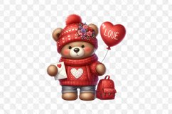 Valentine's Day Love Bear Clipart Product Image 2