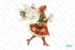 Beautiful Fairy Christmas Sublimation Product Image 1
