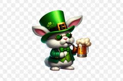 St. Patrick&#039;s Day Bunny Clipart Product Image 2